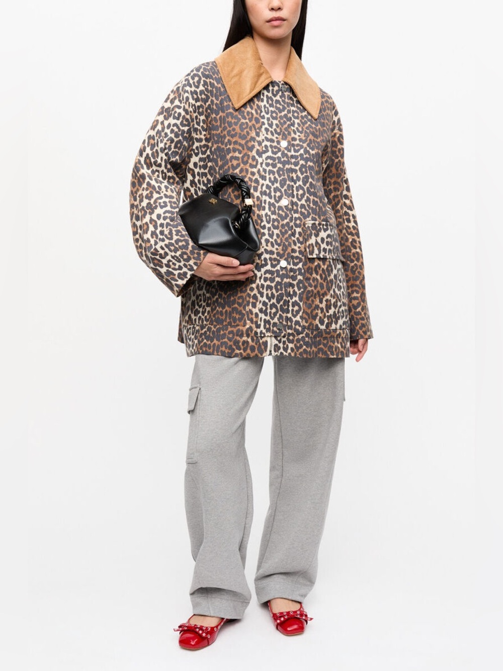 NWT* Ganni Leopard Printed Canvas Midi Jacket
$545 - size S/M